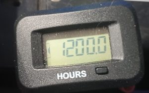 meter showing 1200 hours